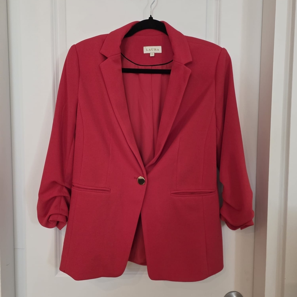 Laura Women's Vibrant Pink Blazer